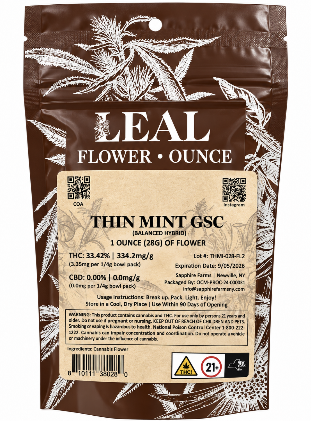 Leal | Flower | Thin Mint GSC | 28g