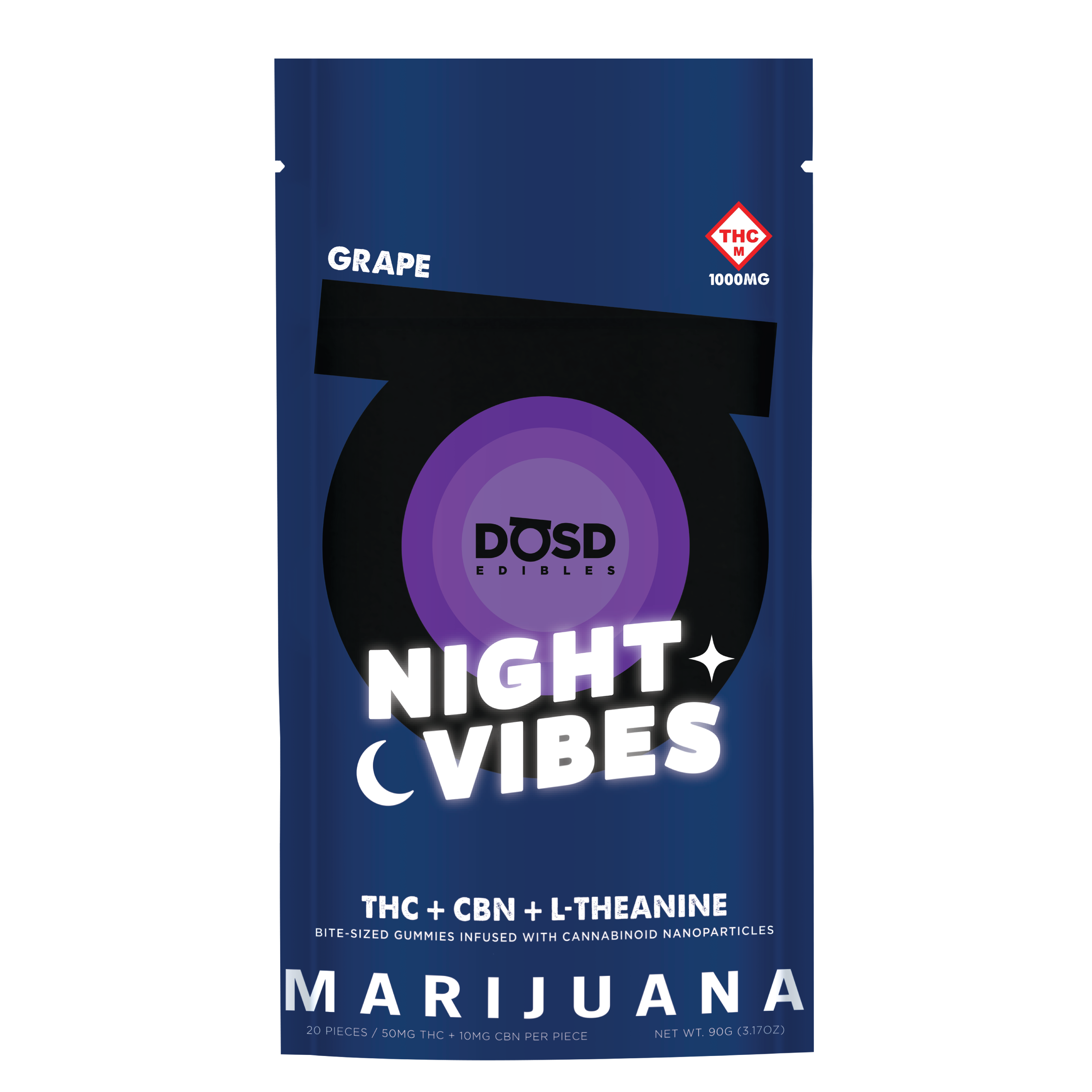 Night Vibes Grape Bites L Theanine