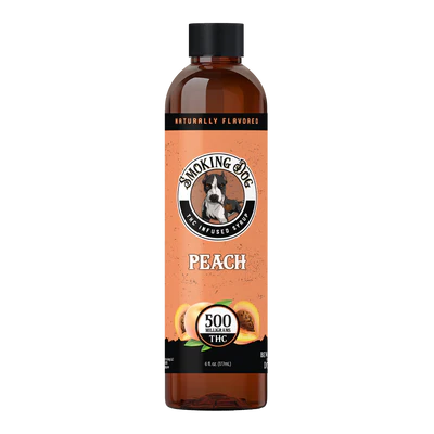 Smoking Dog - THC Syrup - 6 fl oz - 500 MG  - Peach