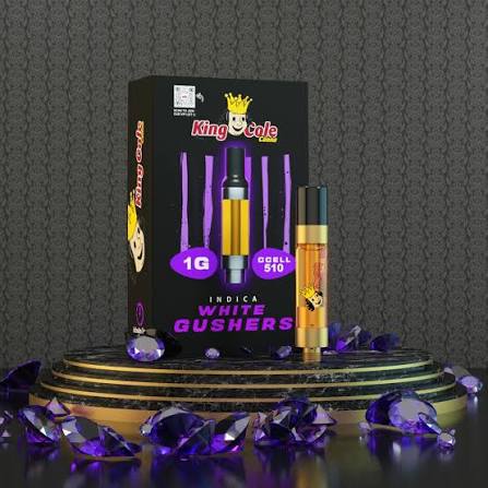 King Cole | Vape Cart Indica | White Gusher