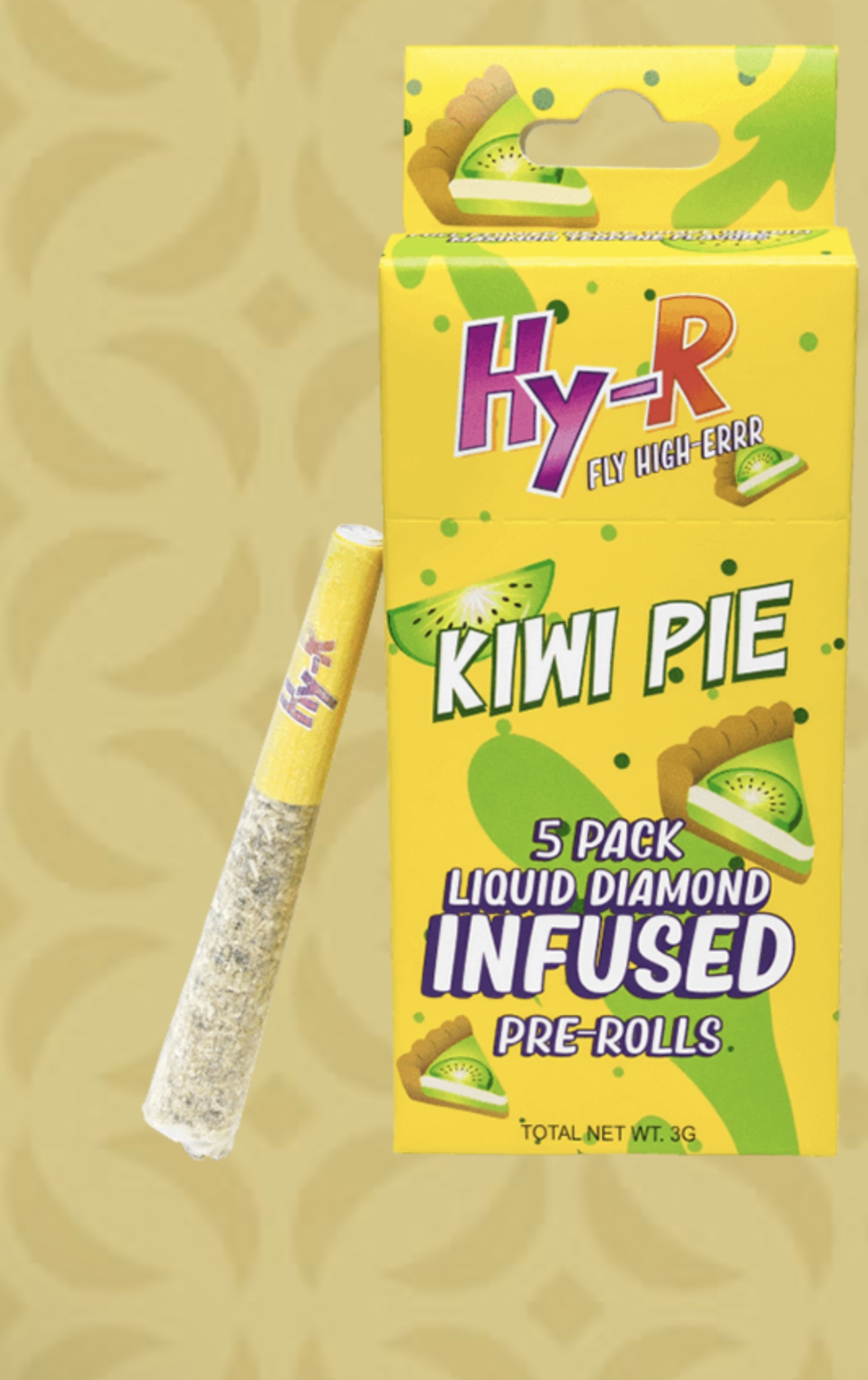 HY-R: Kiwi Pie 1G Infused Preroll