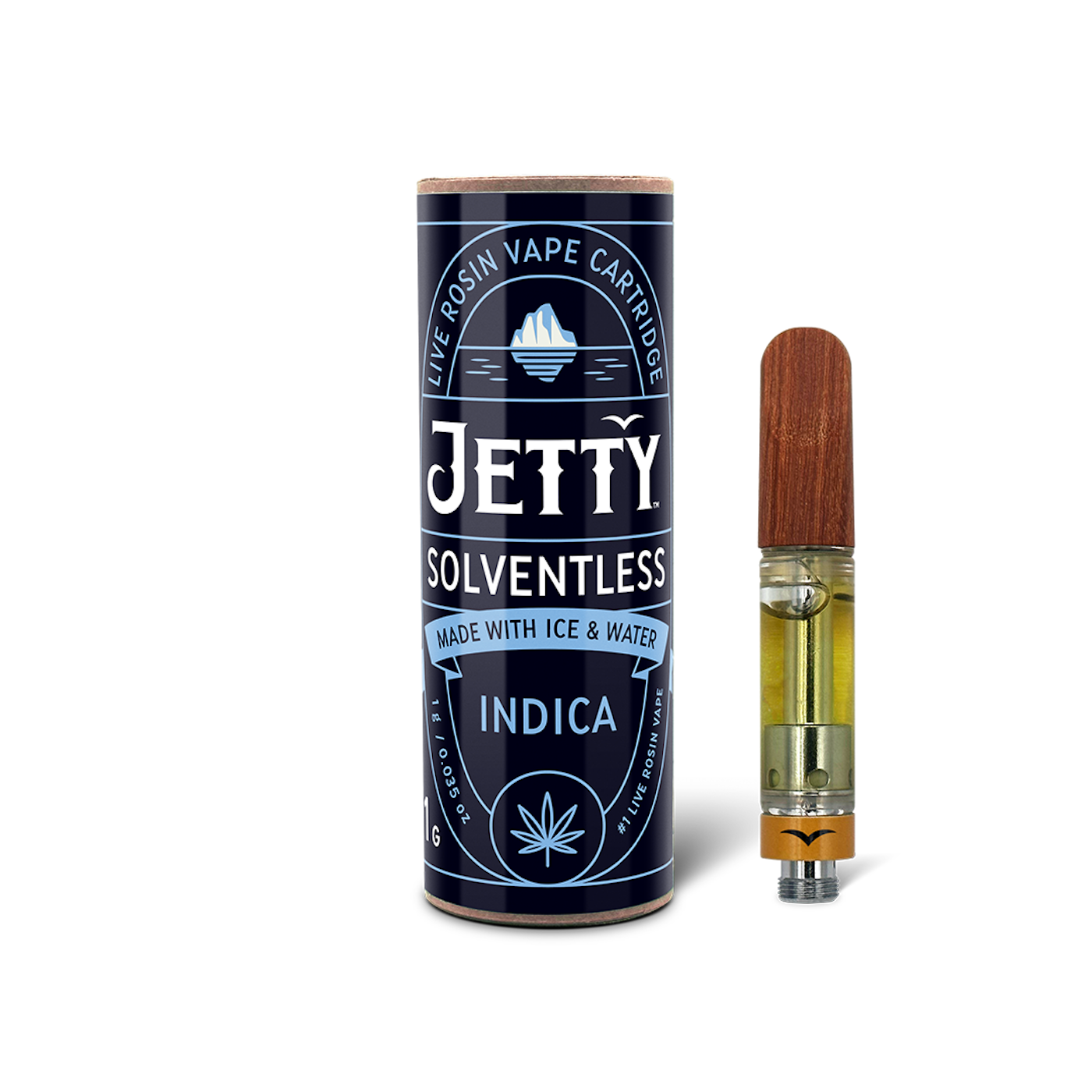 Jetty | Blue Chip | Live Rosin | Solventless | Cart | 1g