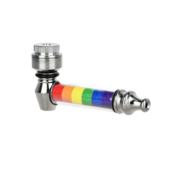 Aluminum Hand Pipe 3" Rainbow JUG product photo