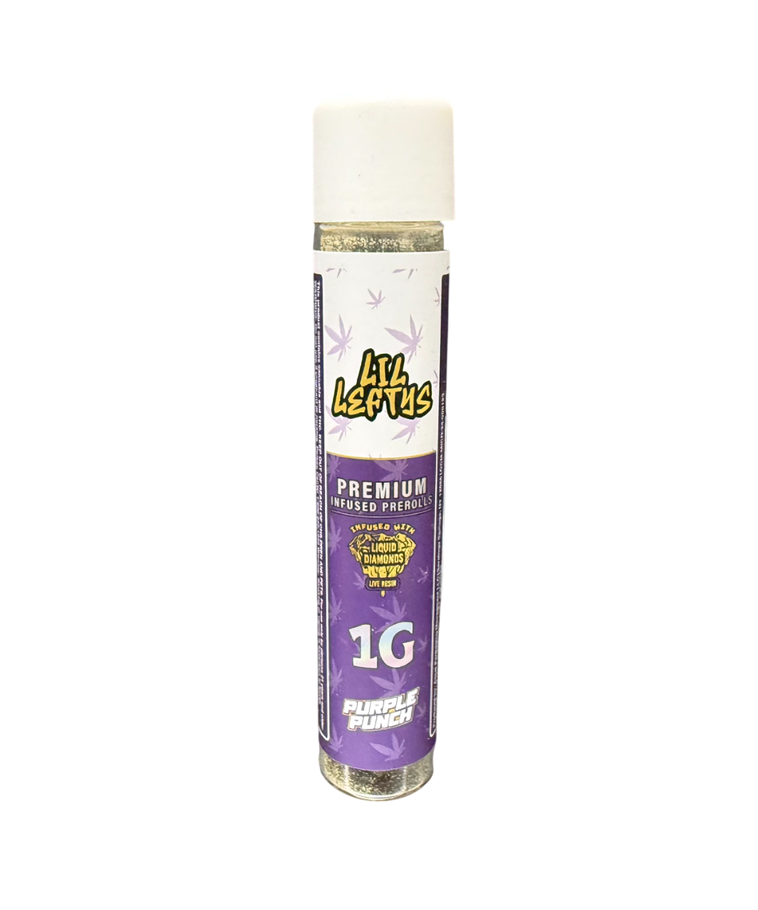 Left Coast Lil Leftys 1g Infused Preroll Purple Punch Indica 42.2