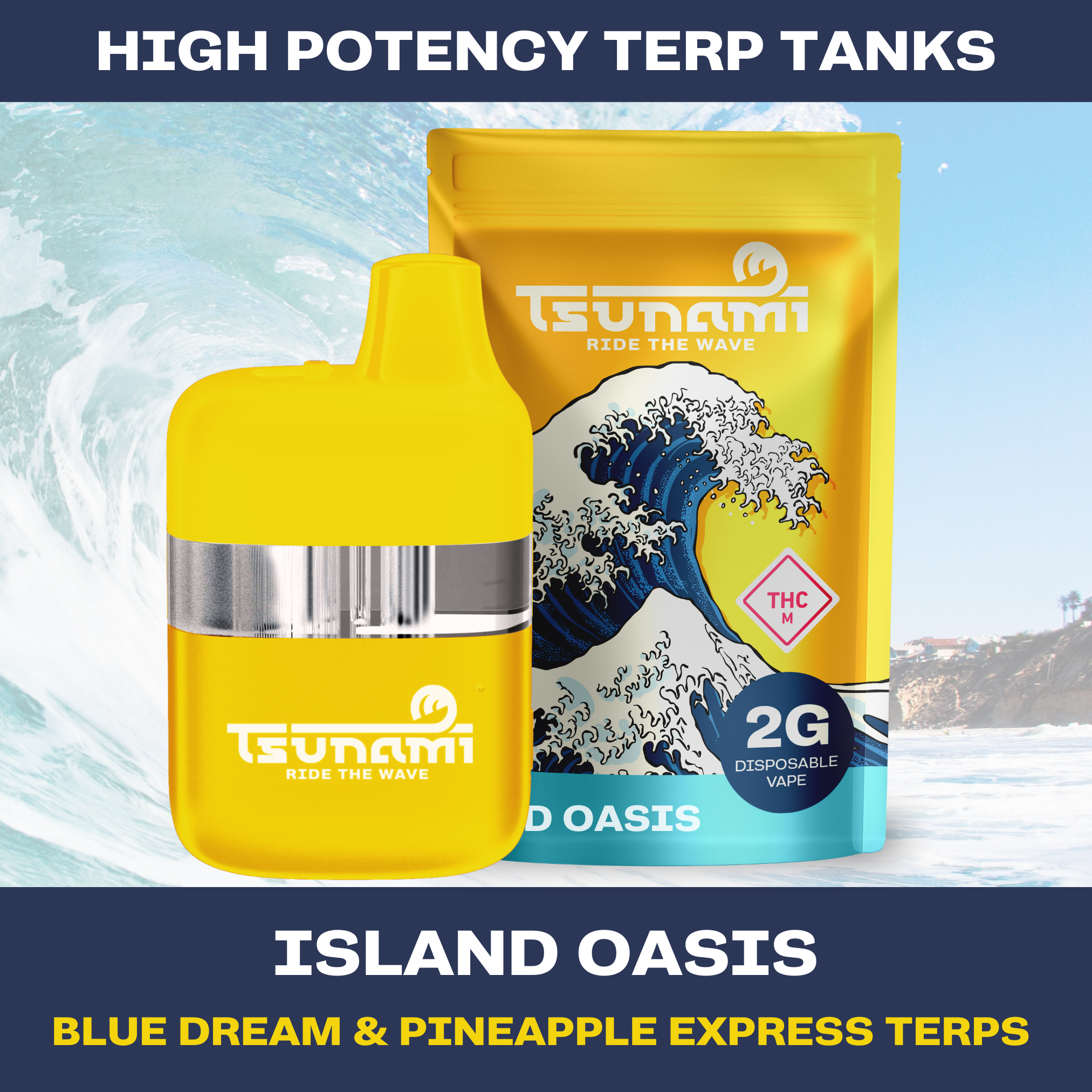 Tsunami Terp Tanks | Island Oasis | All-In-One | 2G