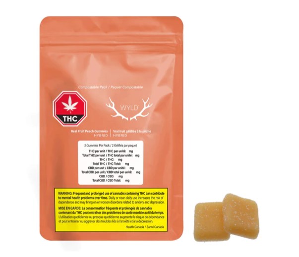 Real Fruit Peach 5:1 Gummies