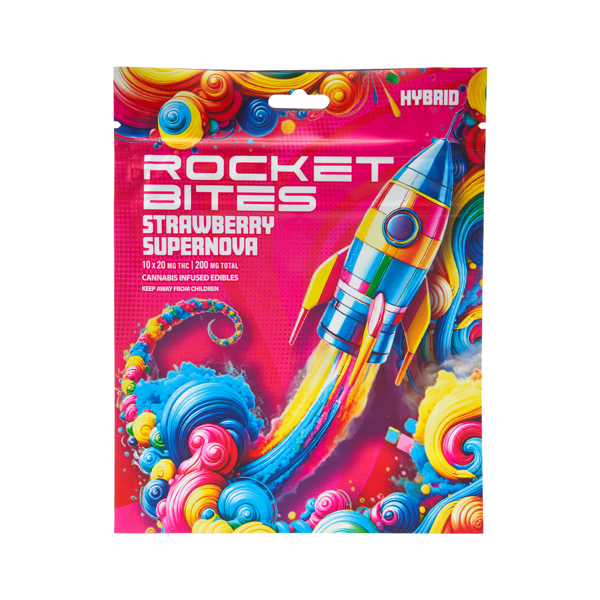 Bites Strawberry Super Nova Gummies (10 x 20mg) 200mg