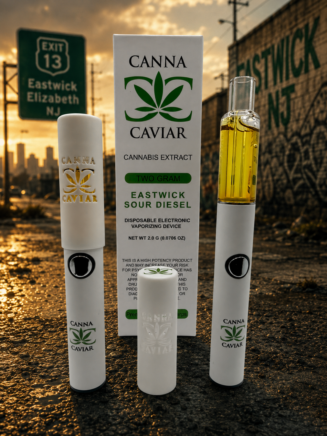 Eastwick Sour Diesel Liquid Diamonds AIO 2g