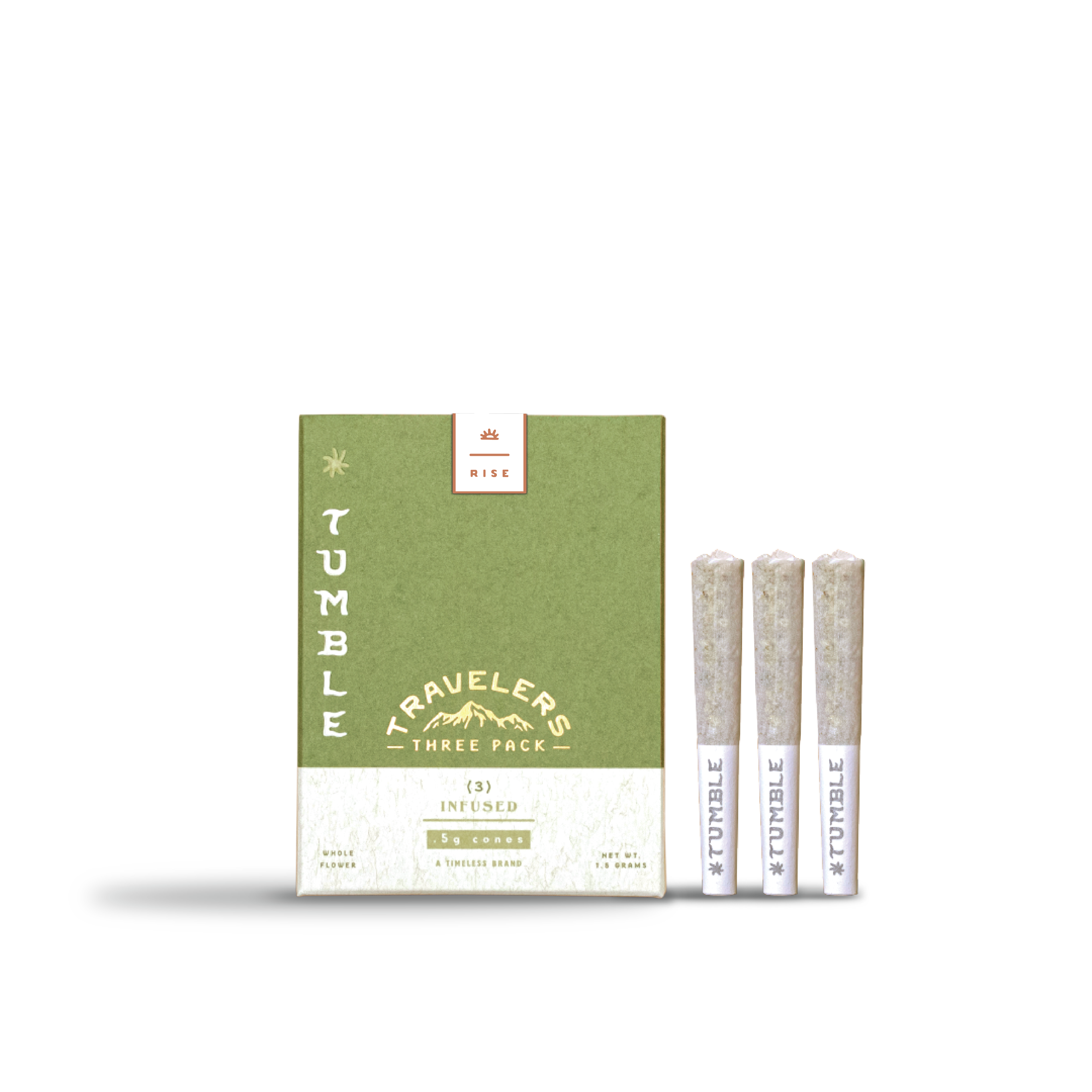 Wet Dream Rise Travelers Infused-Pre-Roll 3-pack | 1.5g