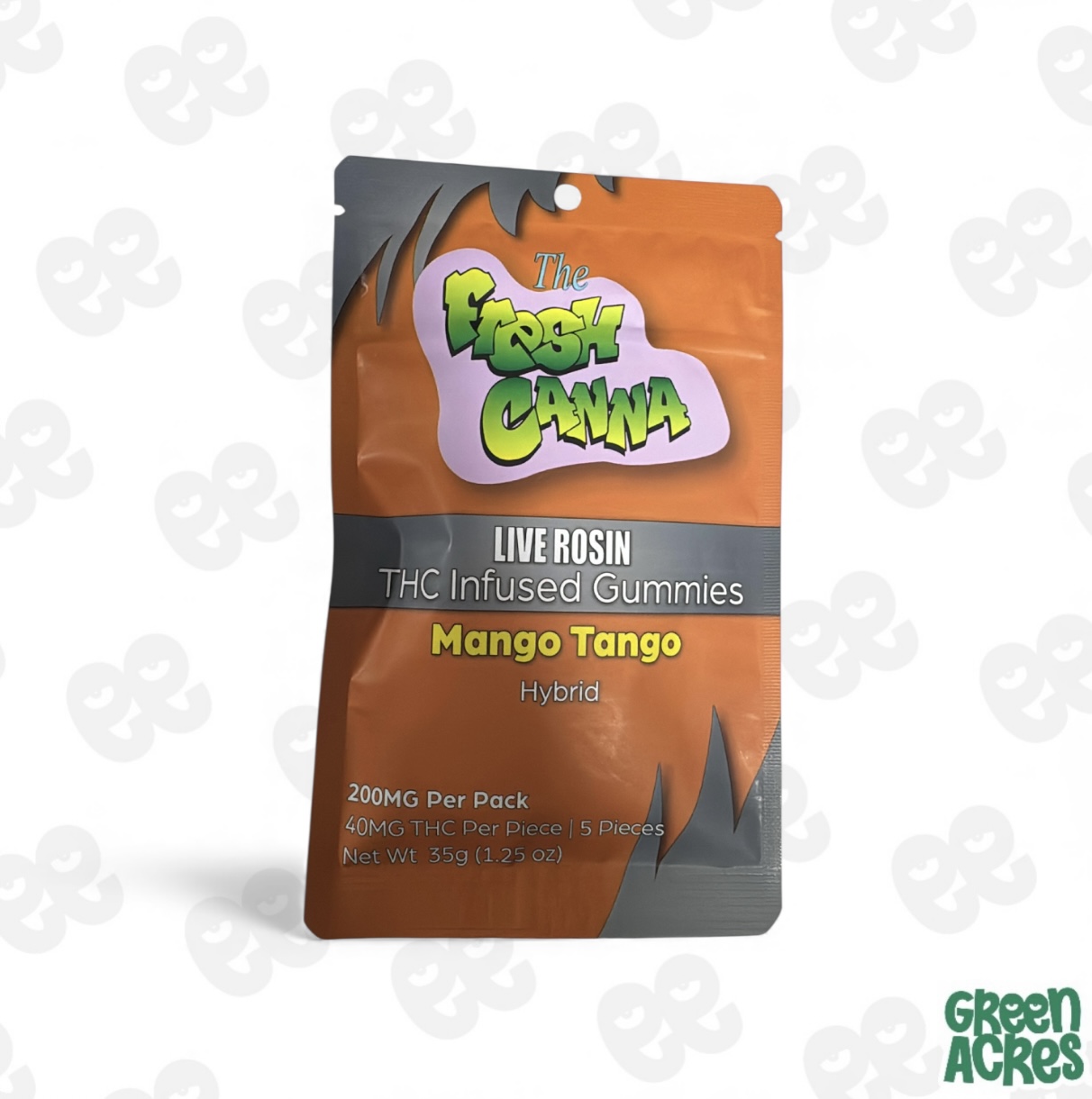 Mango Tango 200MG Live Rosin Gummies (5x40mg)