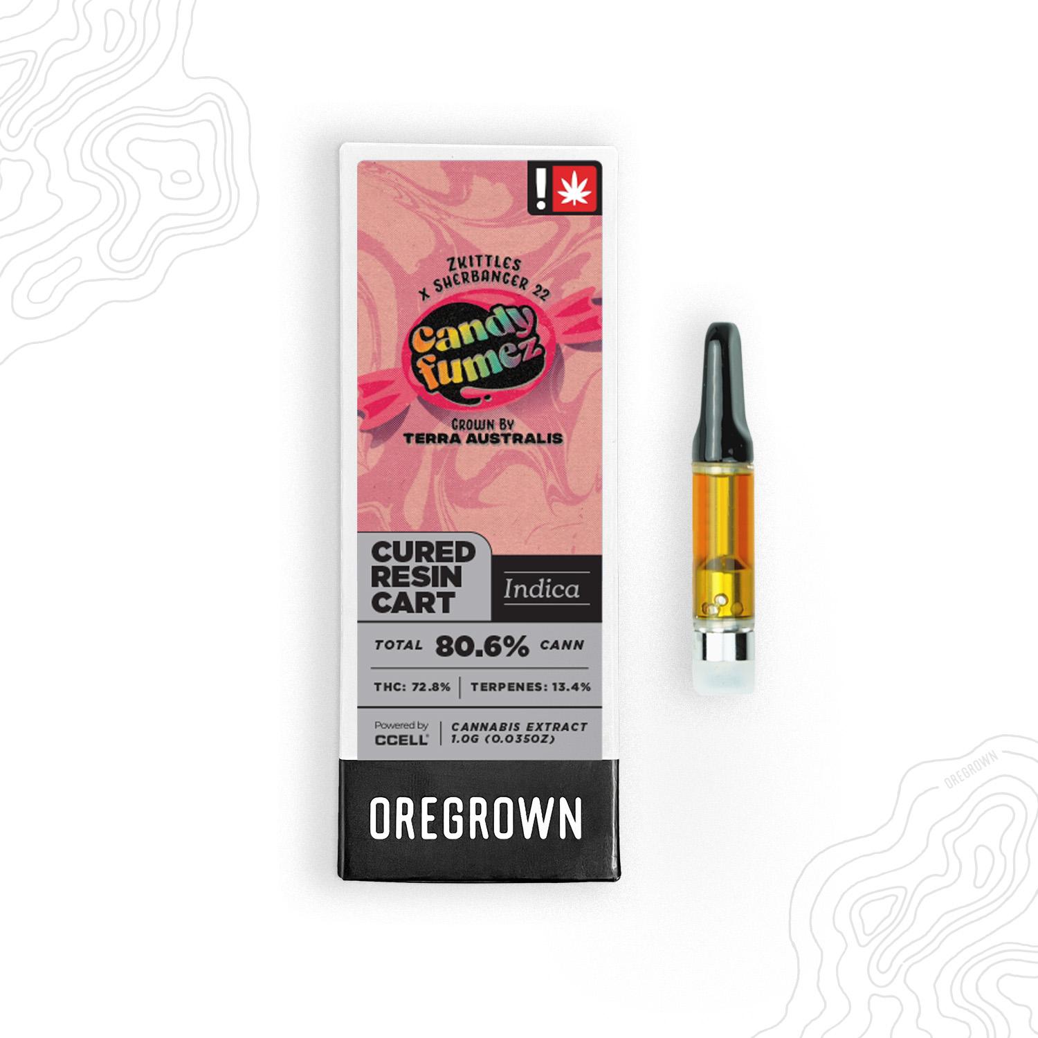 Oregrown | Cured Resin Cart 510 | Candy Fumez