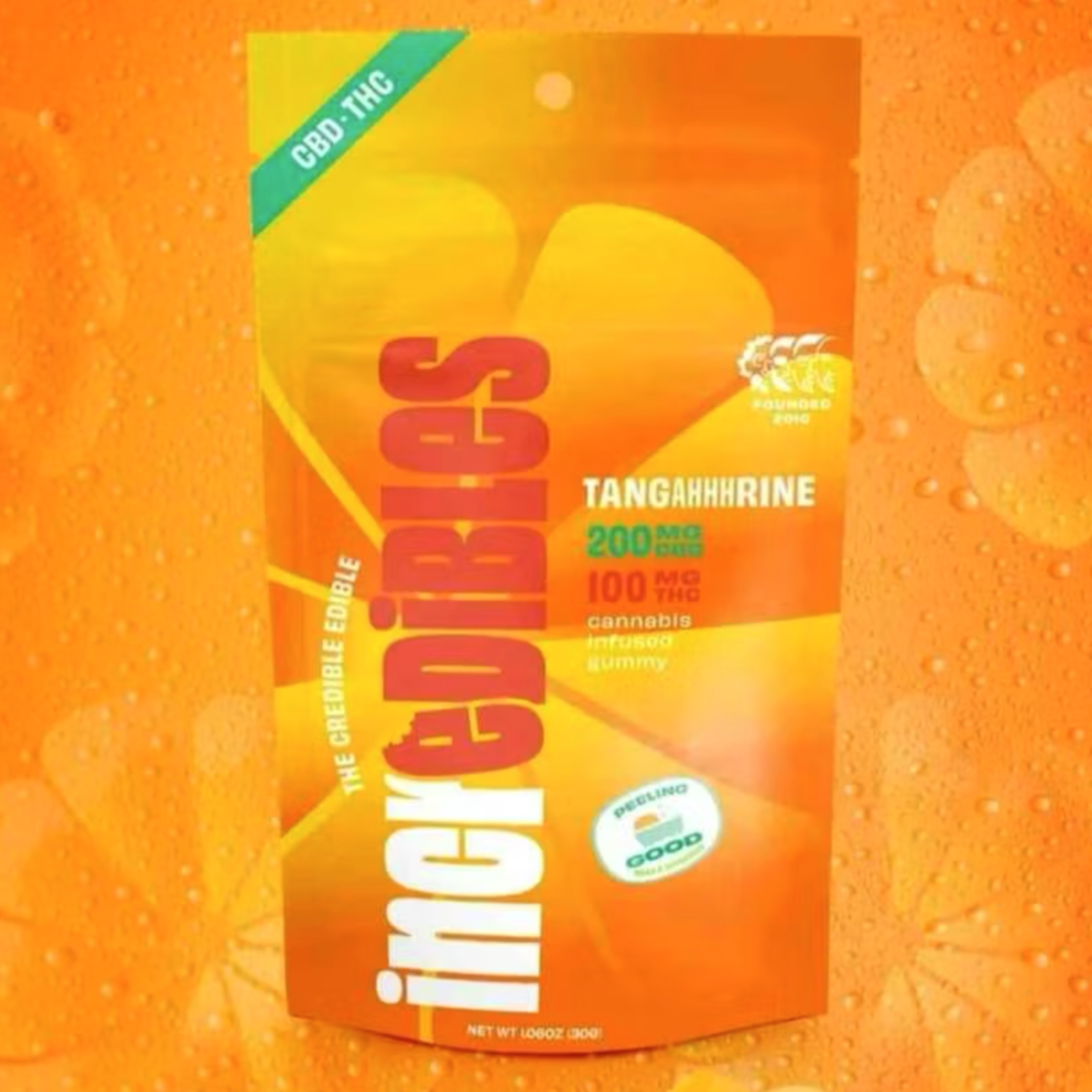 2:1 Sour Tangahhhrine | Gummies | 10 pack | 100mg THC / 200mg CBD