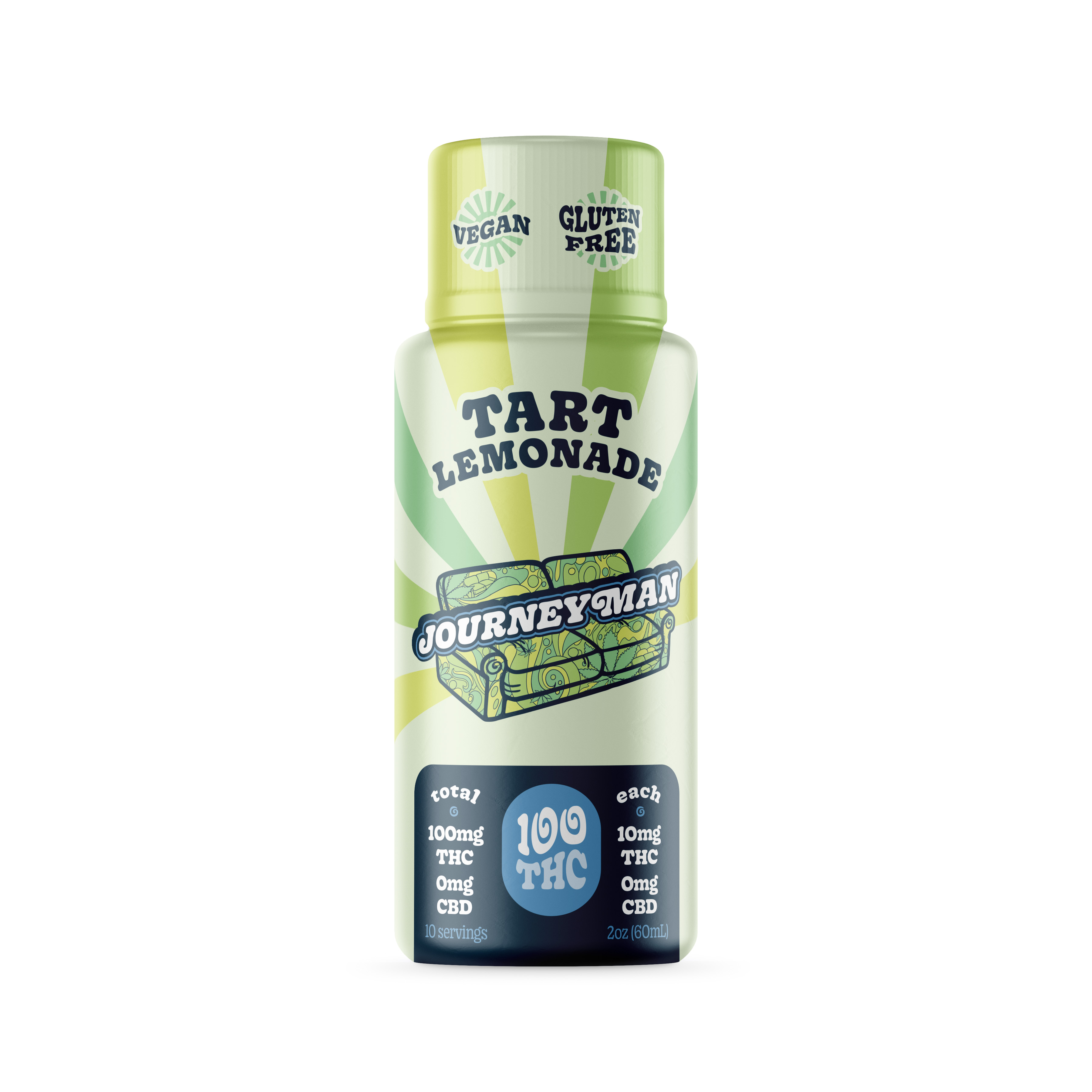 Tart Lemonade (100mg THC) [2oz]