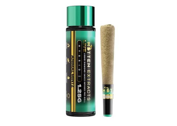 Mitten Extracts Live Sauce Infused Pre-Roll -  Animal Mintz
