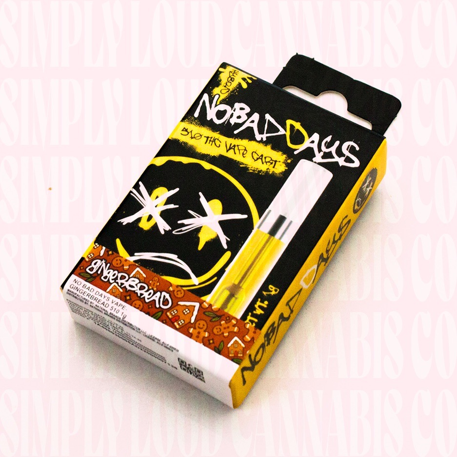 No Bad Days: Gingerbread Vape Cart