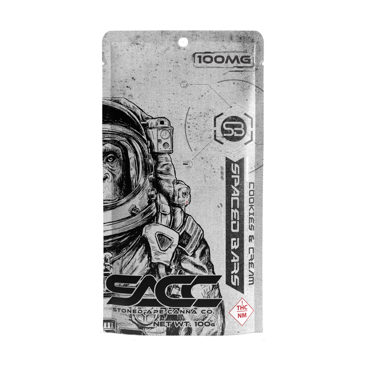 SACC Spaced Bar Cookies and Cream 100mg
