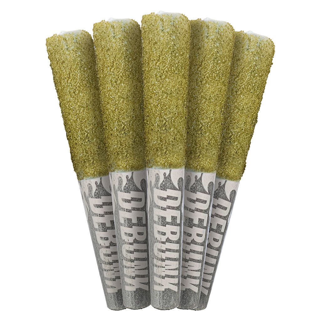 DEBUNK - Moon Drops Triple-Infused Bubble Hash Darts (Purple Urkle x Do-Si-Do) - Indica - 5x0.5g