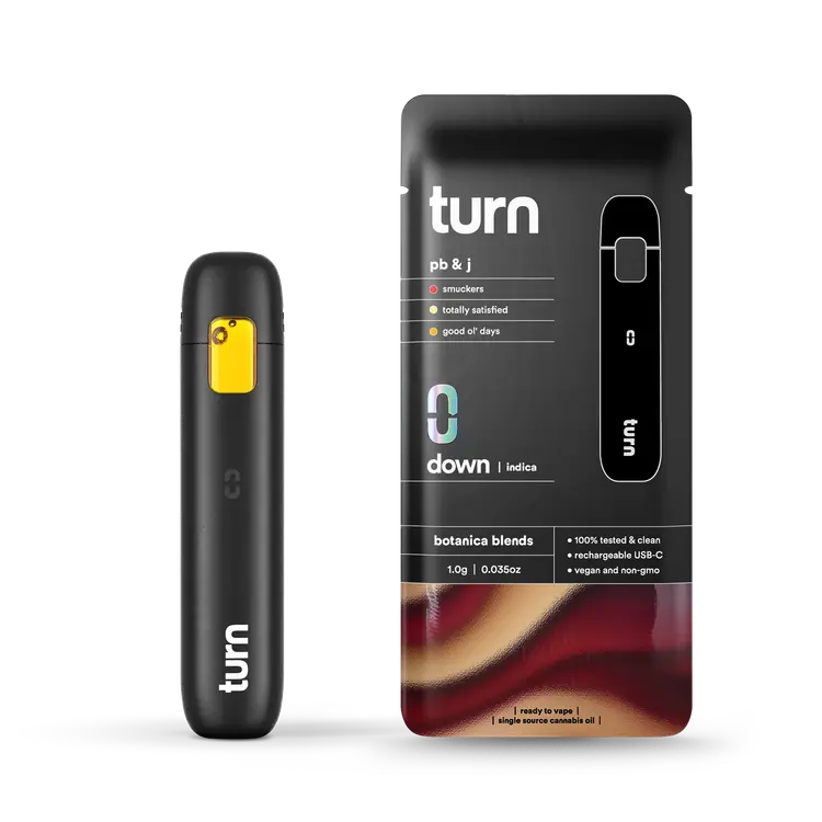 Turn - Pb & J (Down) AIO Disposable Vape - 1g