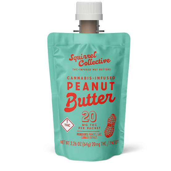 Squirrel Collective 20mg Peanut Butter Spread Pouch