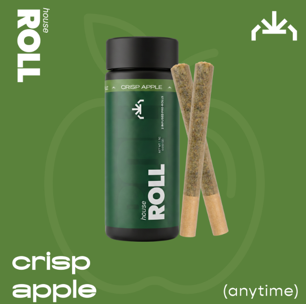 House Roll Pre-roll 2pk/1.5g Infused- Crisp Apple