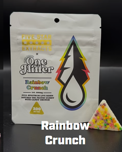 True North | Rainbow Crunch | Full Spectrum One Hitter Gummy | 200mg | Hybrid