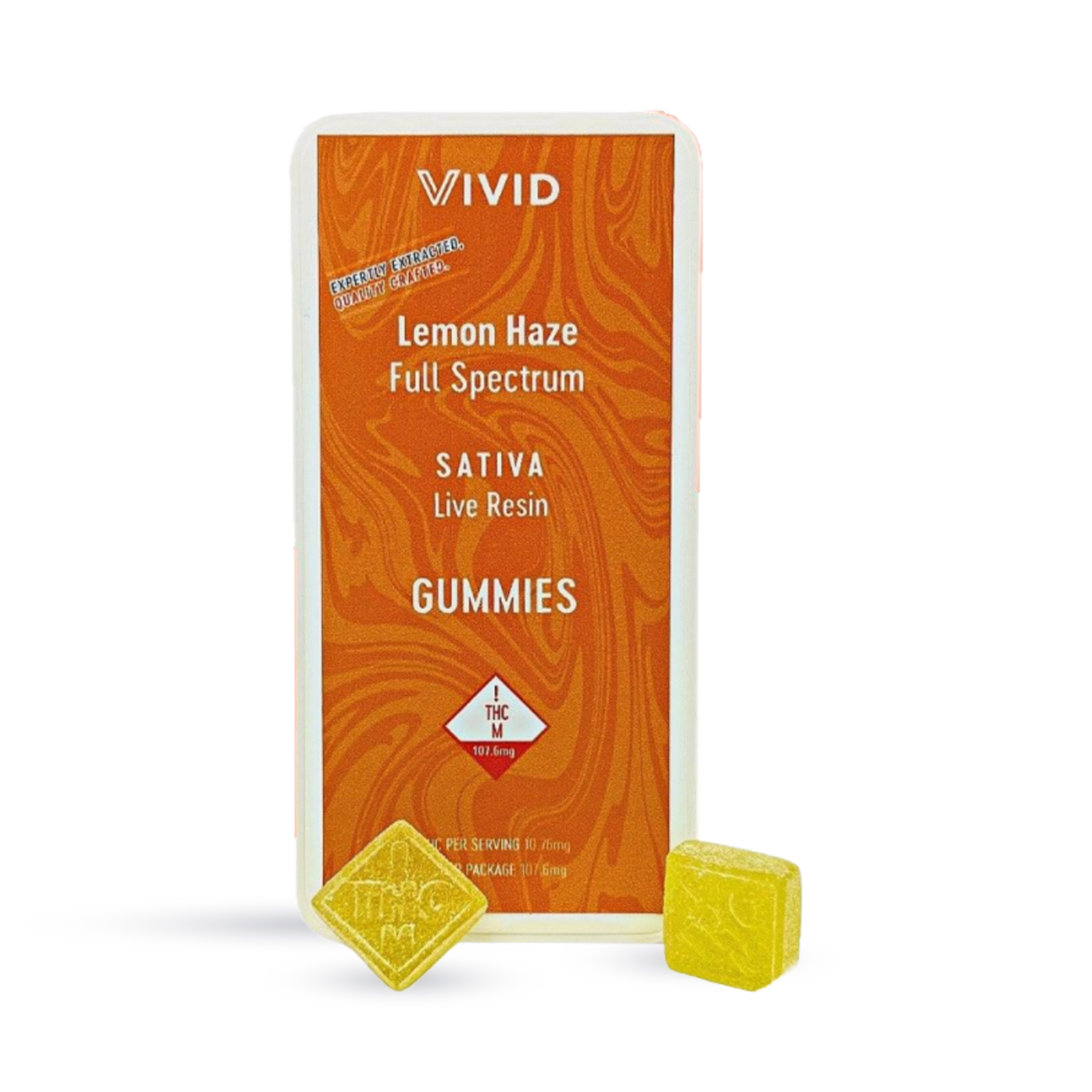 VIVID - Lemon Haze - [100mg] 10pk Live Resin Gummies