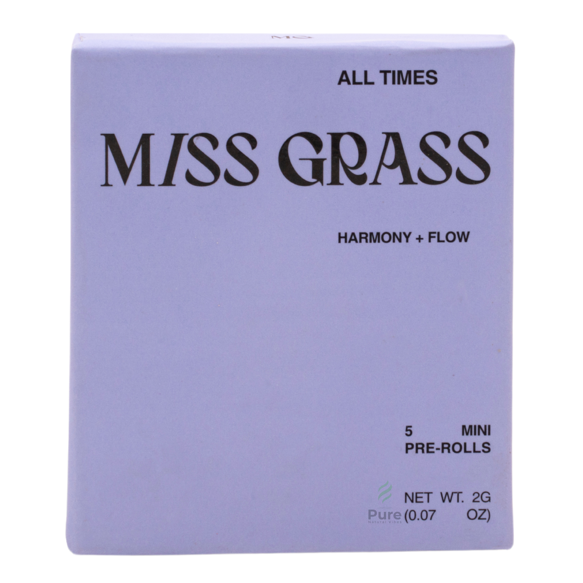 Miss Grass | Pre-Roll Packs | All Times 5pk | 2.0g