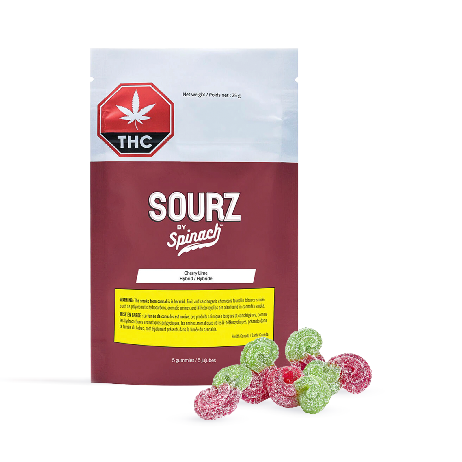 Spinach - SOURZ Cherry Lime Gummies | Aurora Cannabis