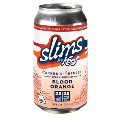 Keef Blood Orange Slim Beverage 1:1 CBD/THC 25mg