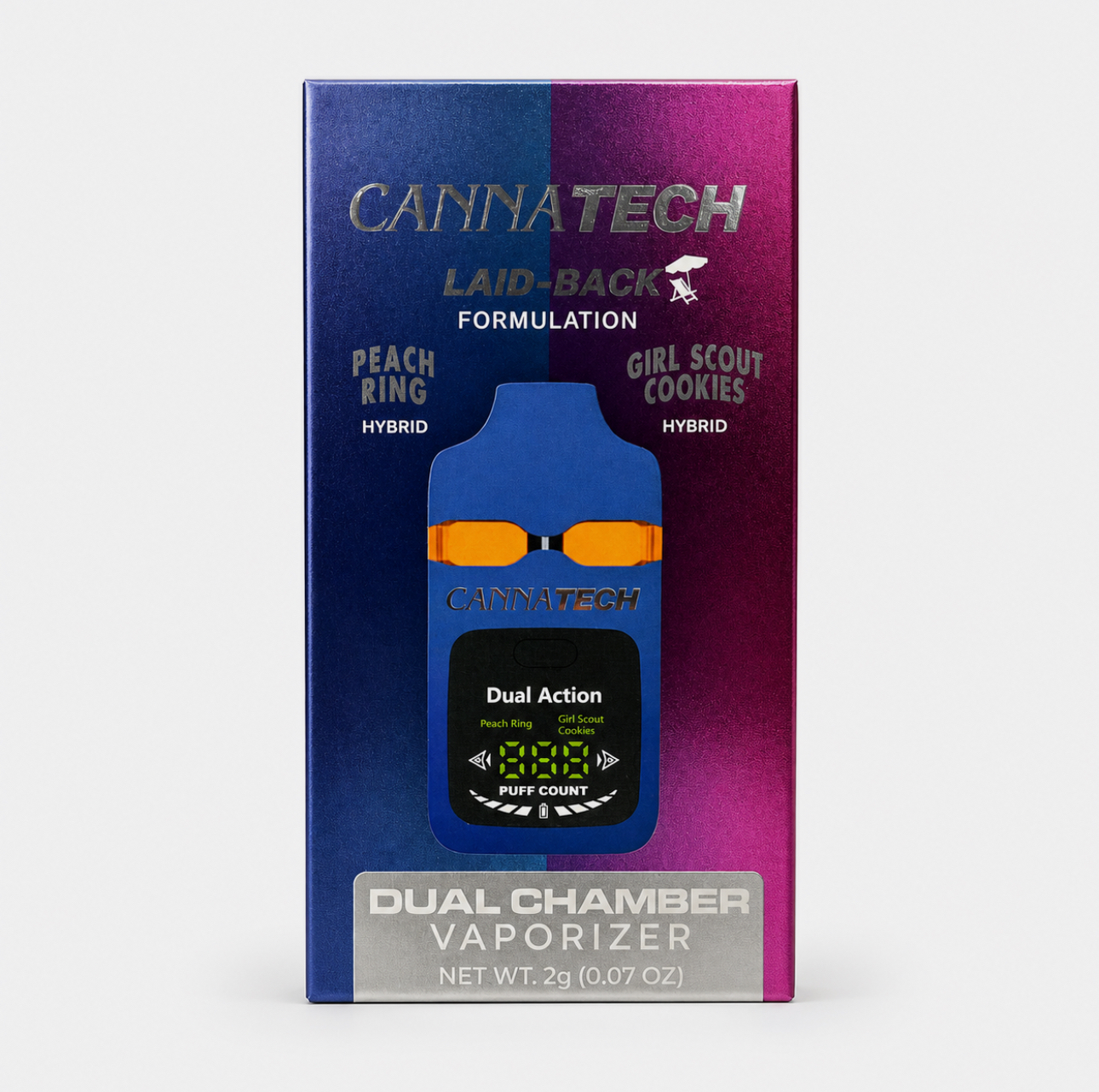 Cannatech Peach Rings x Girl Scout Cookies Dual Chamber Vape