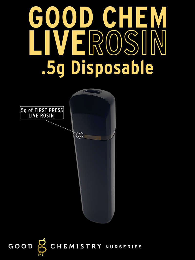 Chocolate Chem - .5g Live Rosin Disposable