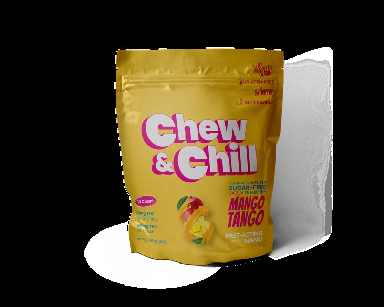 Chew & Chill | Live Resin | Mango Tango | 100 mg 10pk