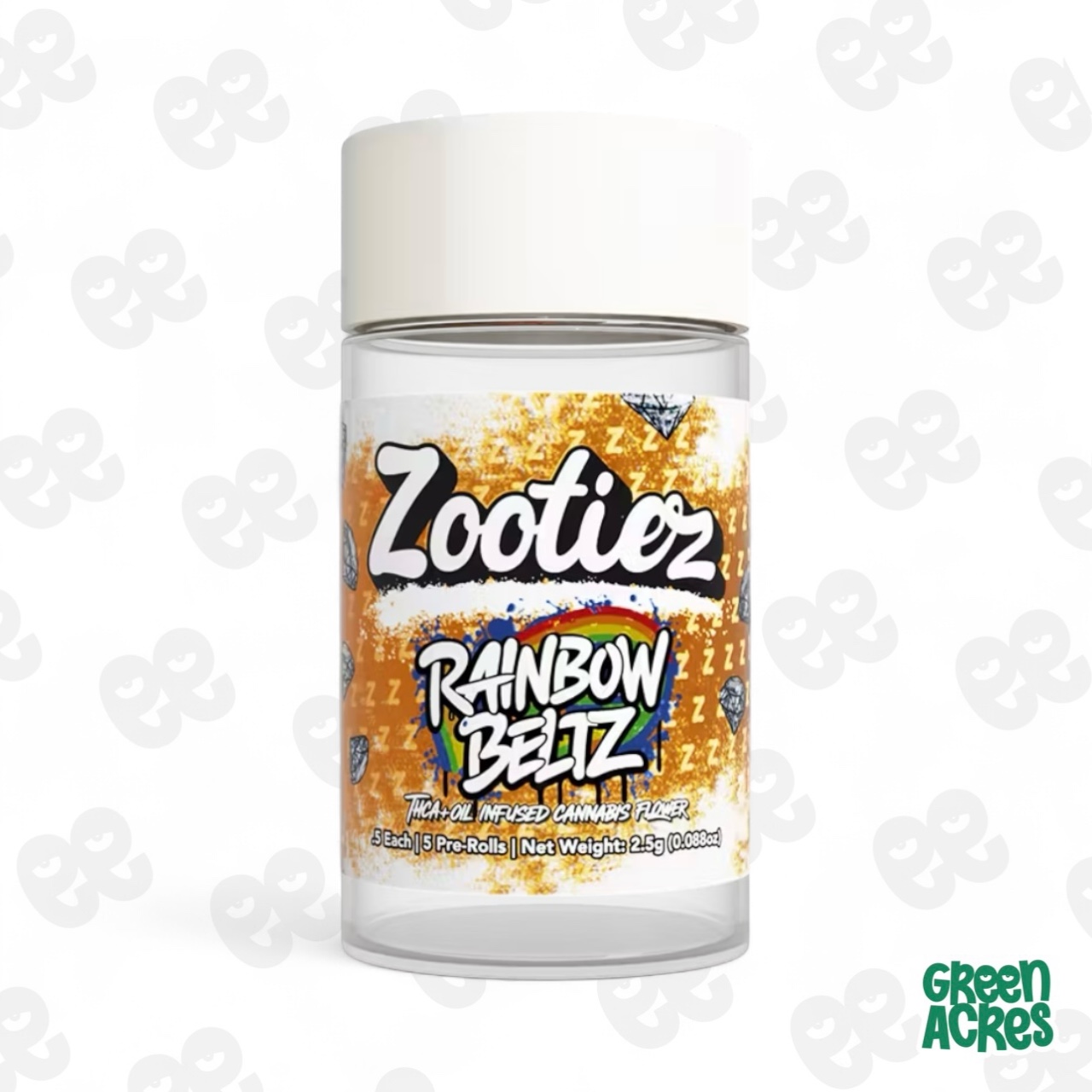 Zooties: Rainbow Beltz 2.5G Multi-Pack Infused Pre-Rolls