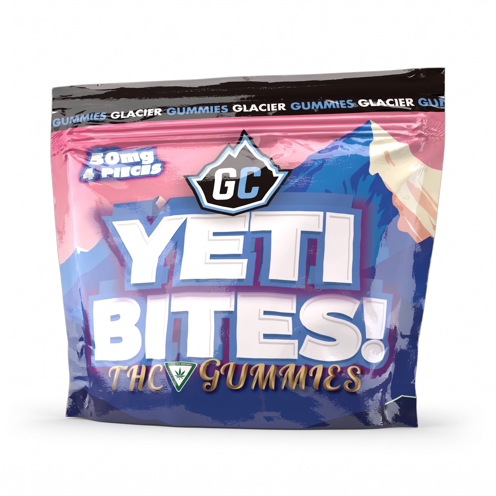 Glacier | Yeti Bites Gummies | Cherry (200mg)