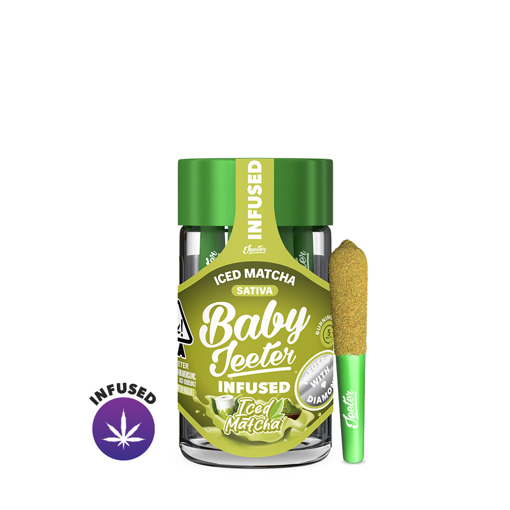 Iced Matcha Baby Jeeter Infused Pre-Roll 5-pack | 2.5g