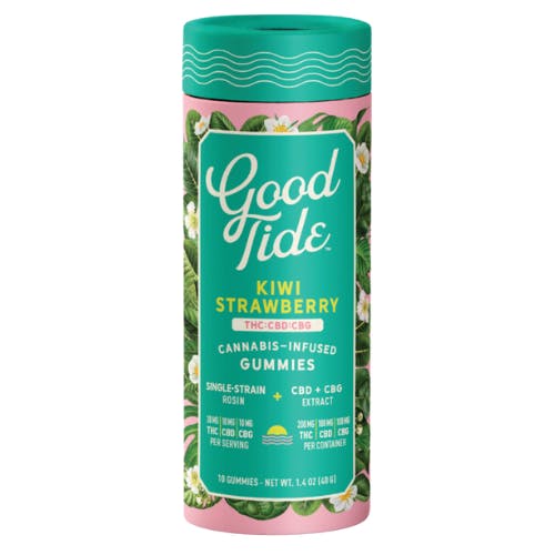 Good Tide | 1:1:1 KIWI STRAWBERRY GUMMIES | 100mg