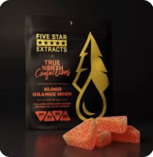 TRUE NORTH | 200MG FULL SPEC GUMMIES (4X50MG) | BLOOD ORANGE MOON