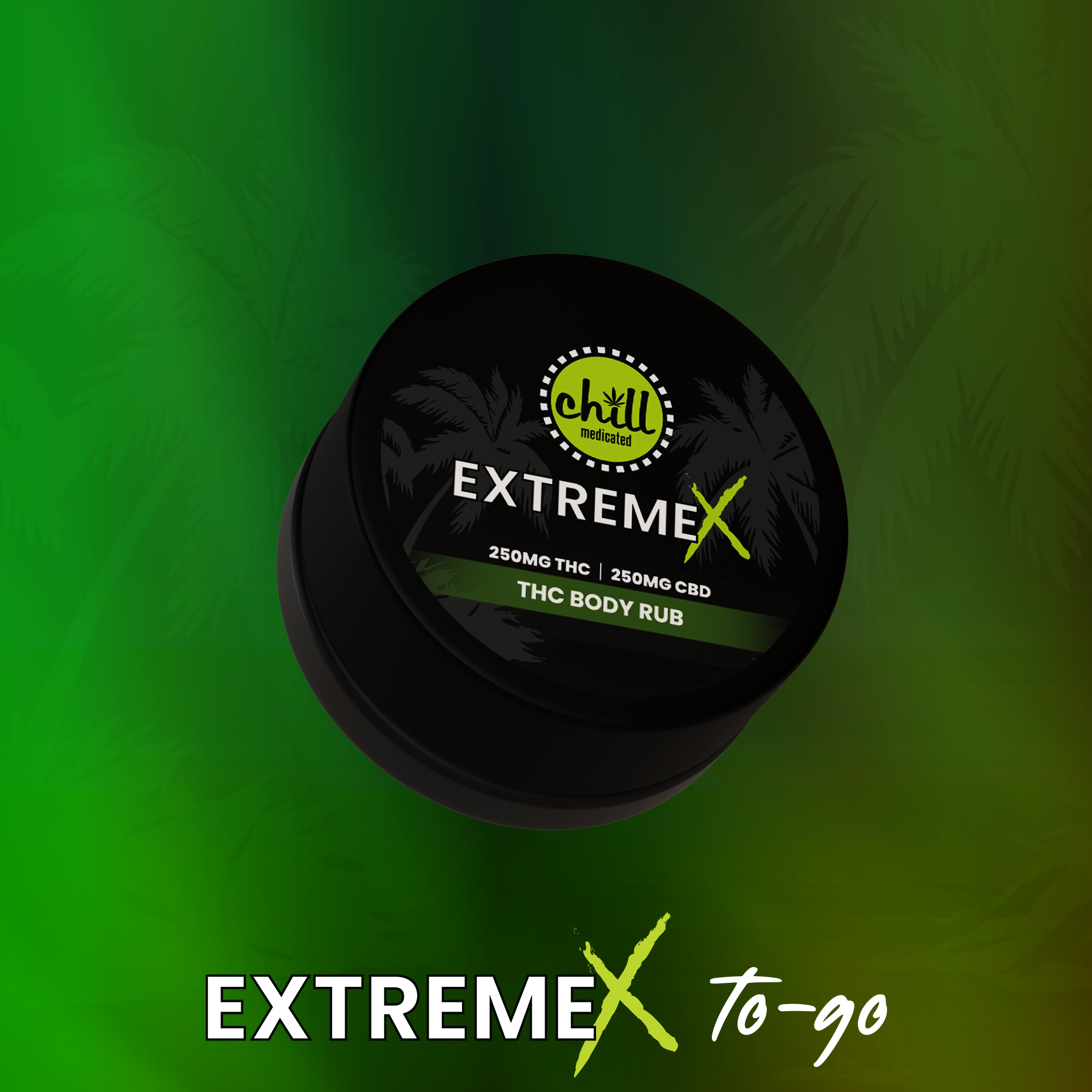CHILL Topical MAXX Body Rub Vanilla Lust 50mgTHC : 50mgCBD
