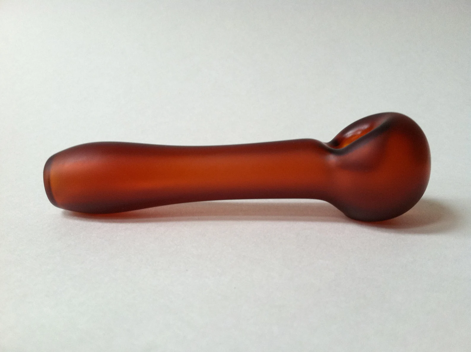 Matte Red Spoon Pipe
