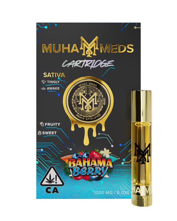 VAPE (DISTILLATE) - - SATIVA - BAHAMA BERRY