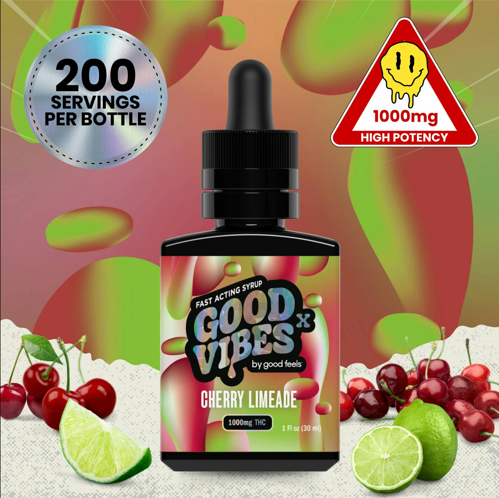 Cherry Limeade | Tincture | 1000mg