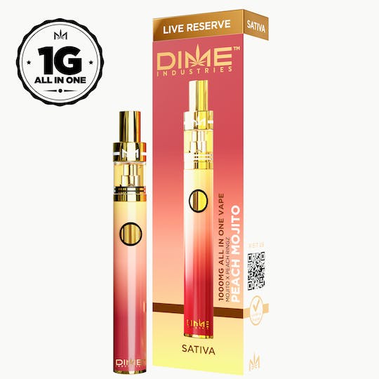 DISPOSABLE (LIVE RESERVE) - - SATIVA - PEACH MOJITO