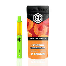 Peach Rings Liquid Diamonds Disposable