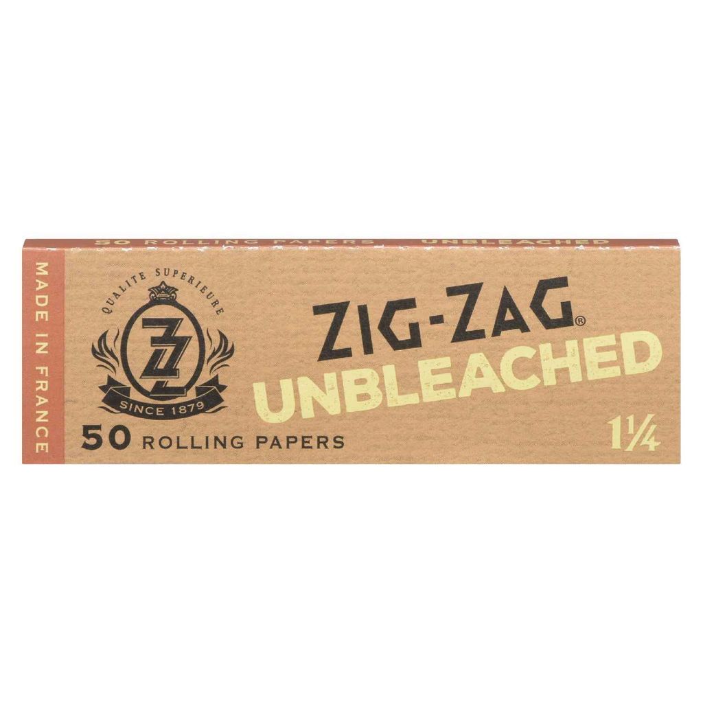 Zig Zag Brown Unbleached 1 1/4" Rolling Papers