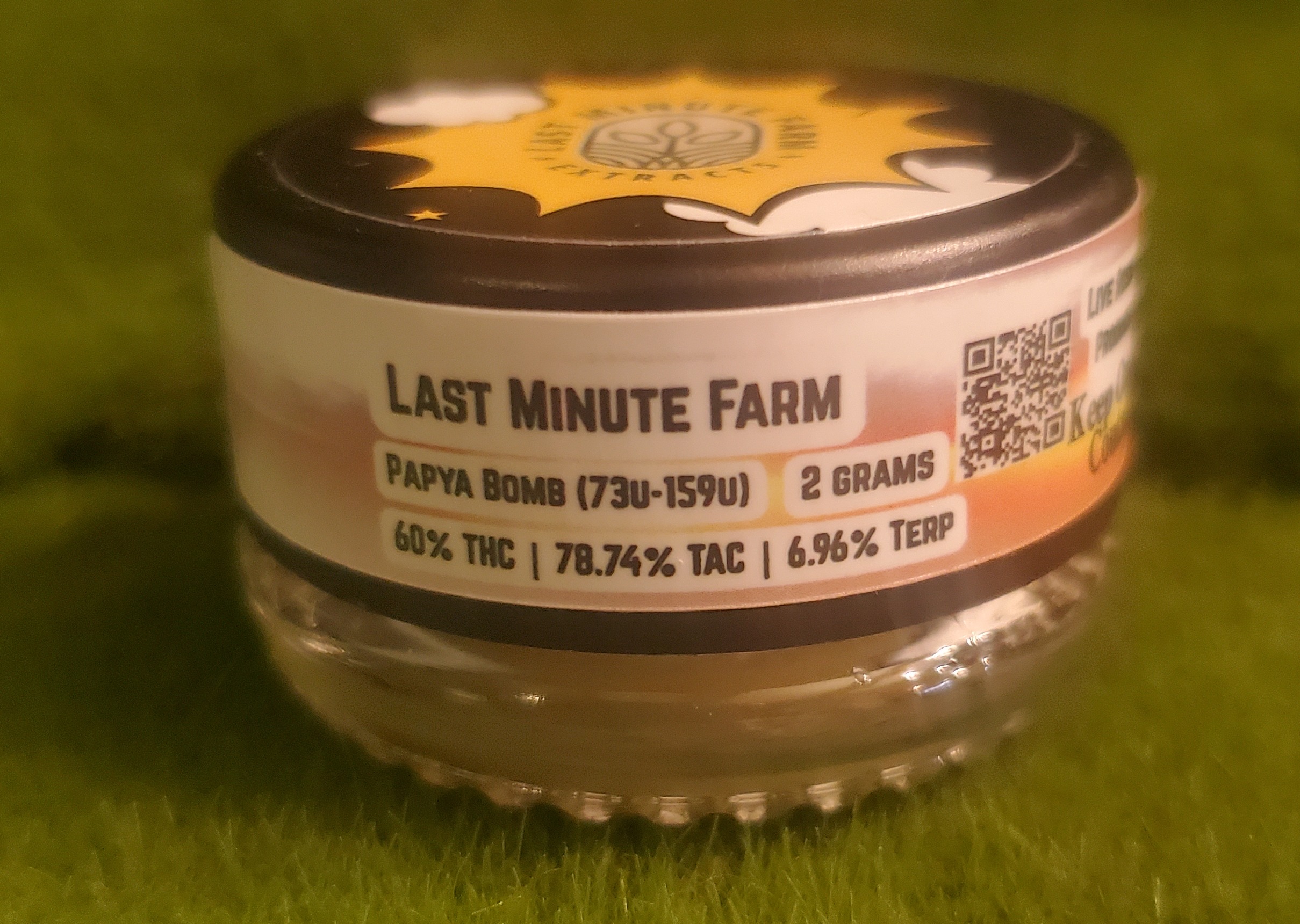 Live Rosin Badder | Papaya Bomb