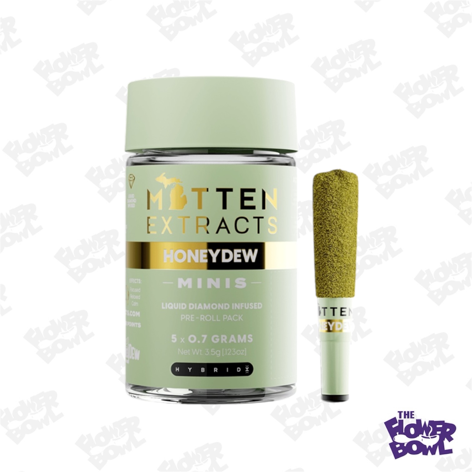 Mitten Extracts: Honeydew (H) Infused 5-Pack (0.7g x 5)