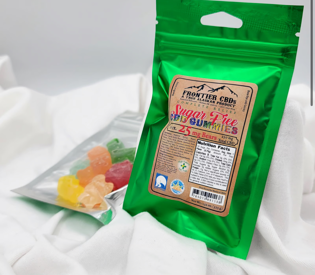CBD Sugar Free Gummies - 10ct, 25mg