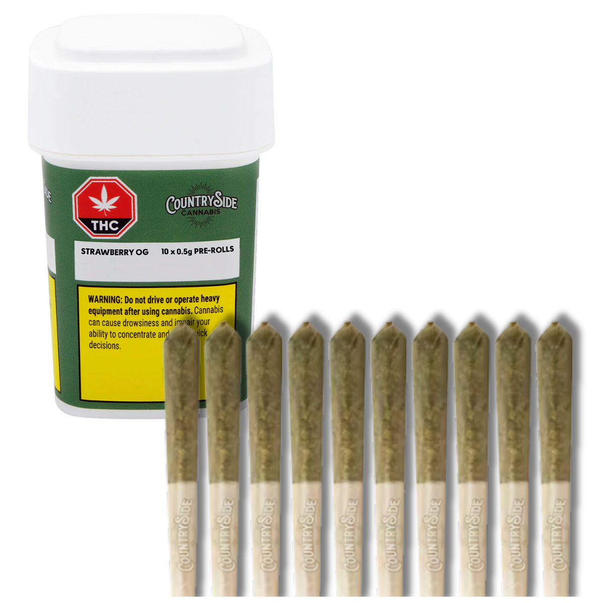 Strawberry OG 10-Pack Pre-Rolls (Bruce Banners OG Kush x Strawberry Diesel) | 10x0.5g