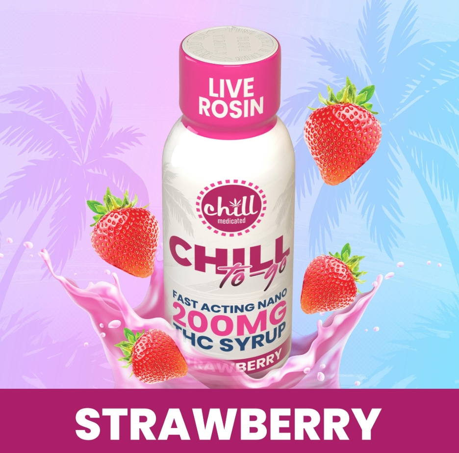 Chill Medicated - Syrup To-Go 200mg - Strawberry