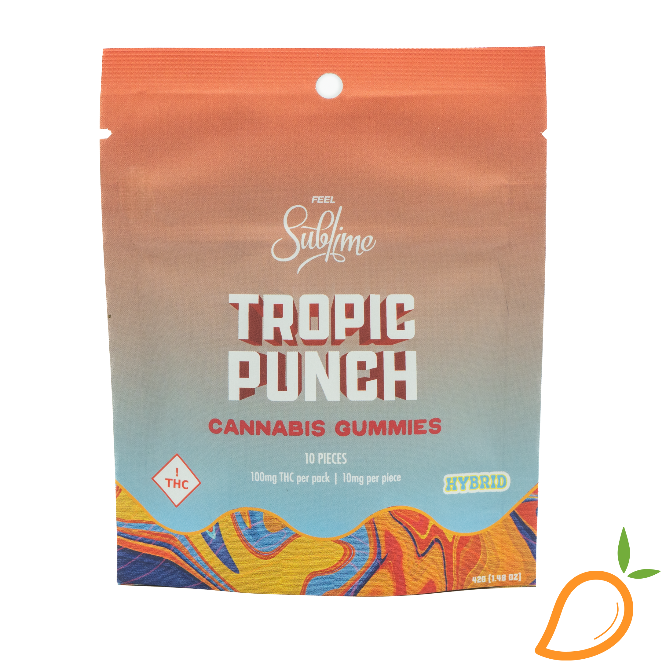 100mg Tropic Punch Gummies Sublime